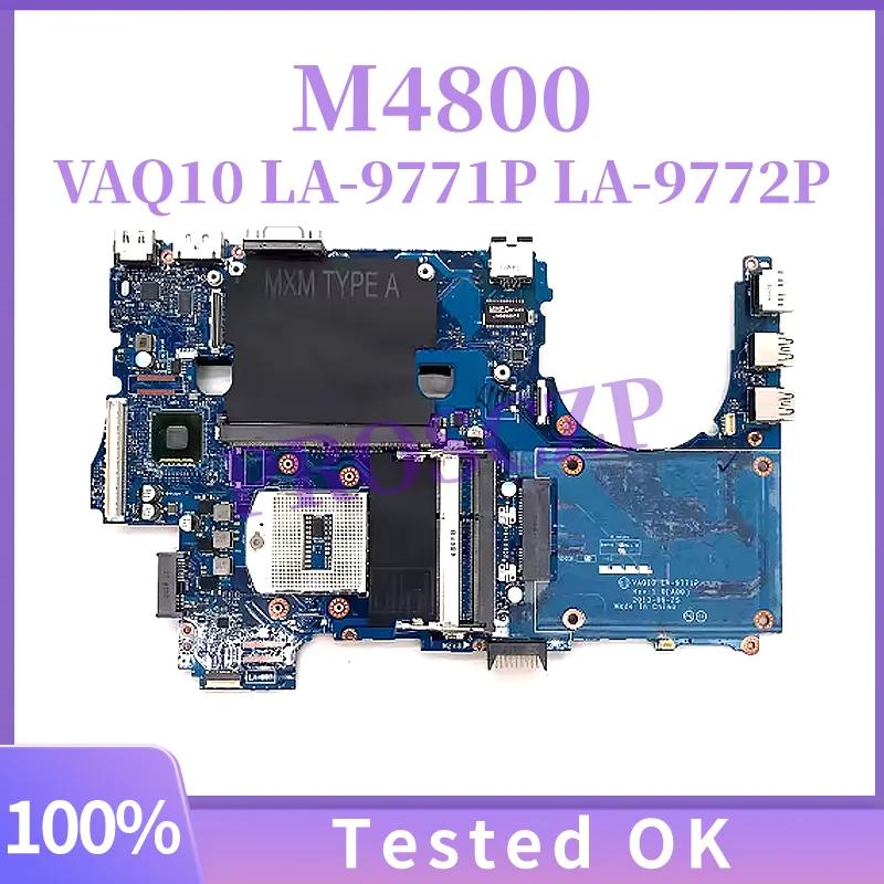 

VAQ10 LA-9771P LA-9772P CN-0THP1N 0W7R2C 08KWV8 0C3V2K For Dell Precision M4800 Laptop Motherboard With SR17C Shipset Support i7