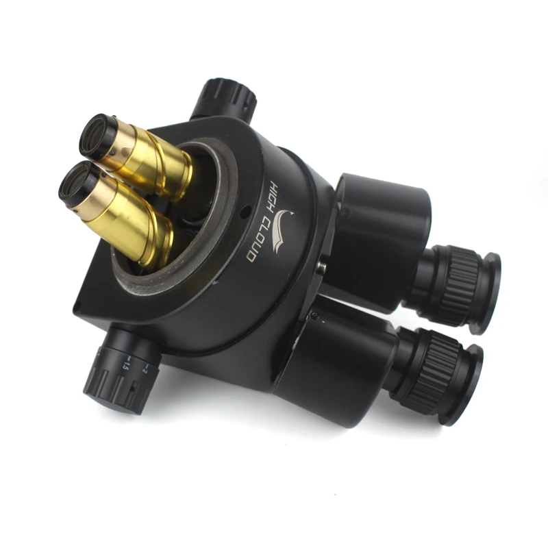 4K 48MP HDMI USB VGA Microscope Camera 7X-45X Simul-Focal Stereo Trinocular Zoom Microscopio Set With Auxiliary Objective Lens