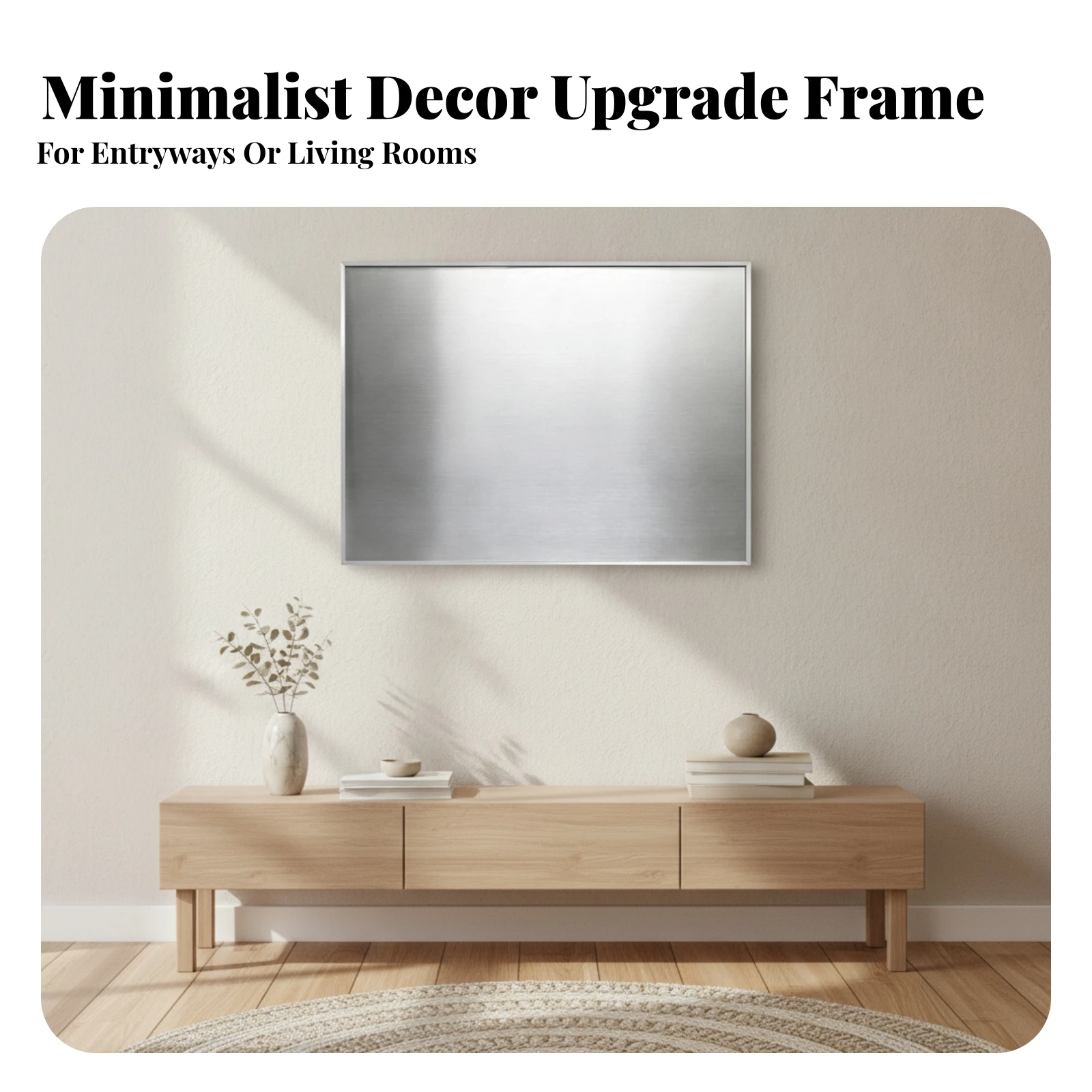 Magnetic Wall Display Board Metal Magnetic Board with Hook and Magnetic Attachments Slim Lightweight for Office, Entryway