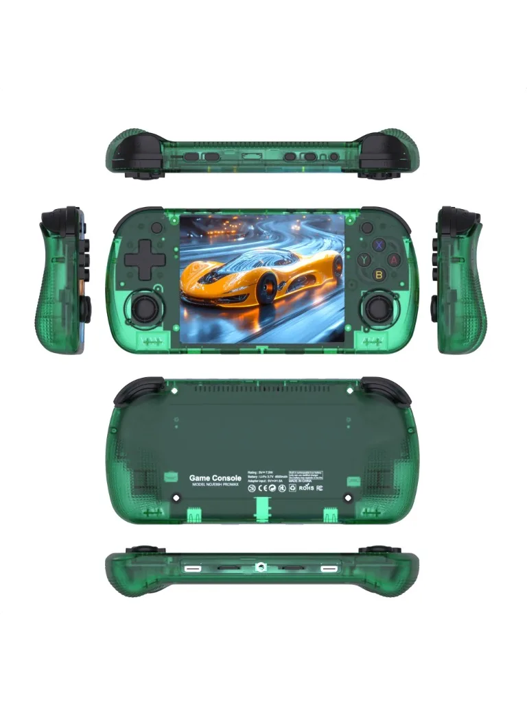 BOYHOM R36H PRO/R36HPROMAX Retro Handheld-Konsole Linux+ARKOS Open Source WLAN 4,2 Zoll IPS 64GB Tragbarer Spiele-Player