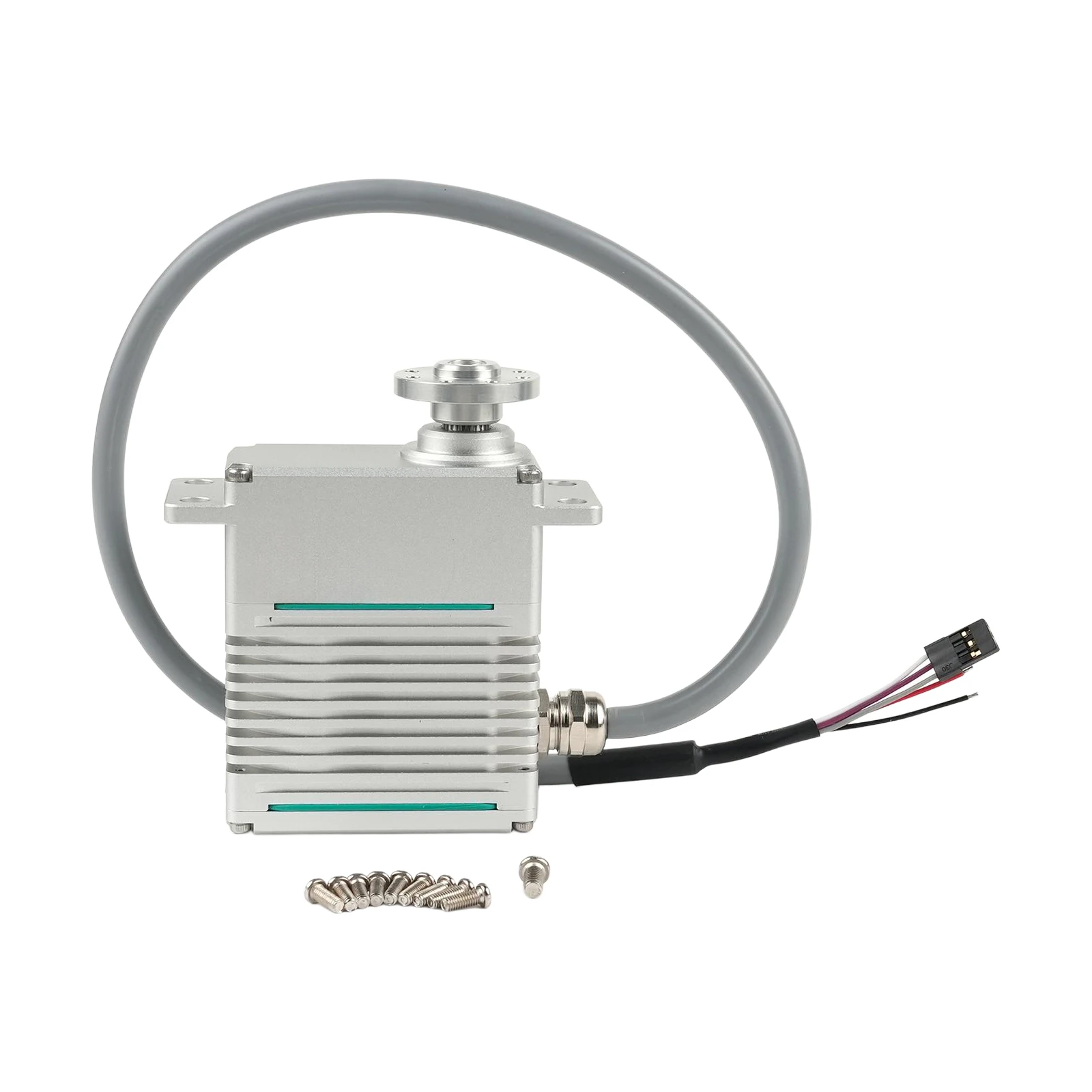 デジタルサーボ 220kg メタルギア コアレスモーター 200度角度制御可能 12V/24V サーボ DIY RCロボットカー 男の子 おもちゃ # T3 トライアド