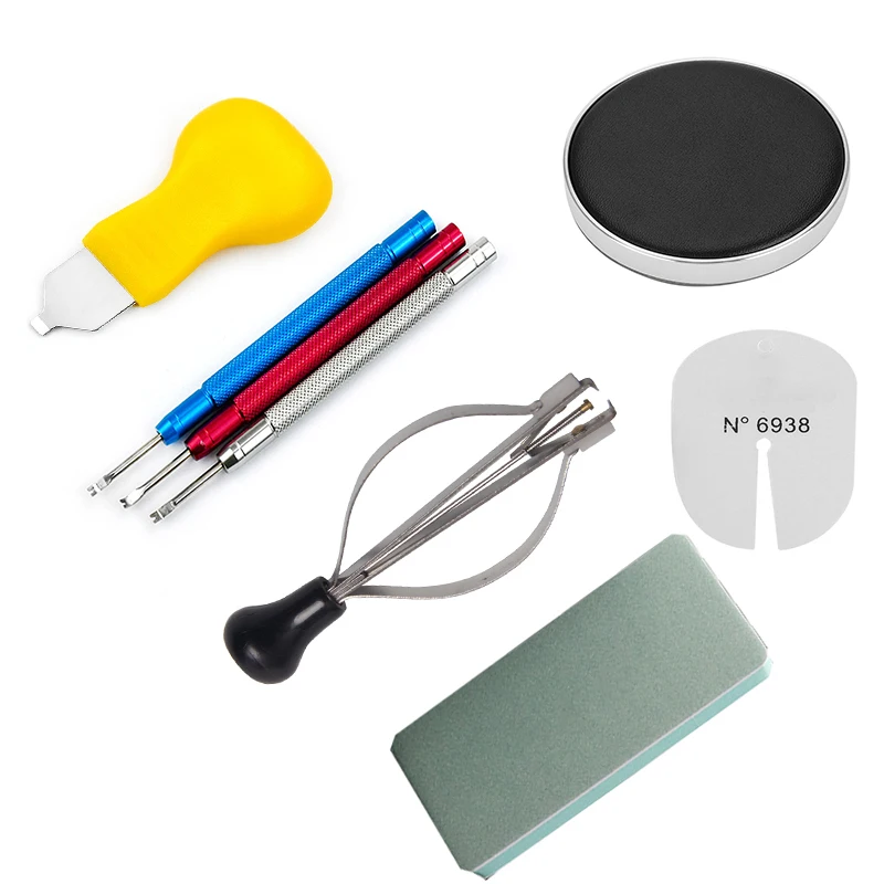 

1/3/8PCS Watch Movement Casing Cushion Leather Protective Pad Holder for Watchmaker Watch Part Glass Repair Battery Change Tool