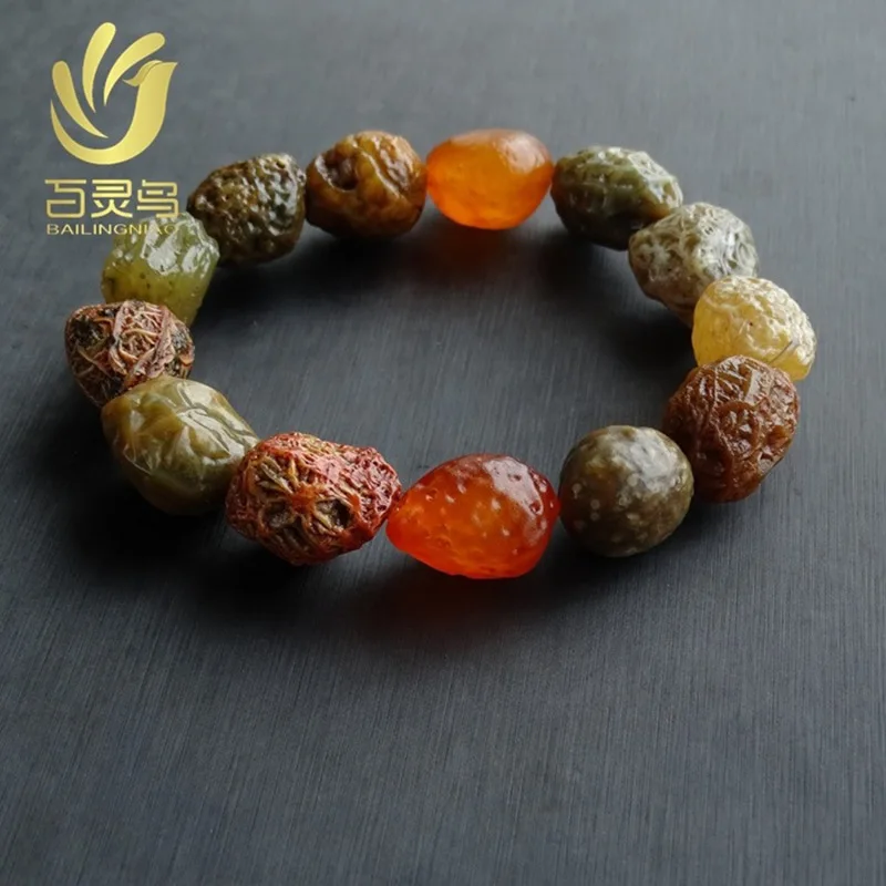 سوار لون اليشم Gobi Rui ، حجر وتر الألف العشان الأصلي ، العقيق #2