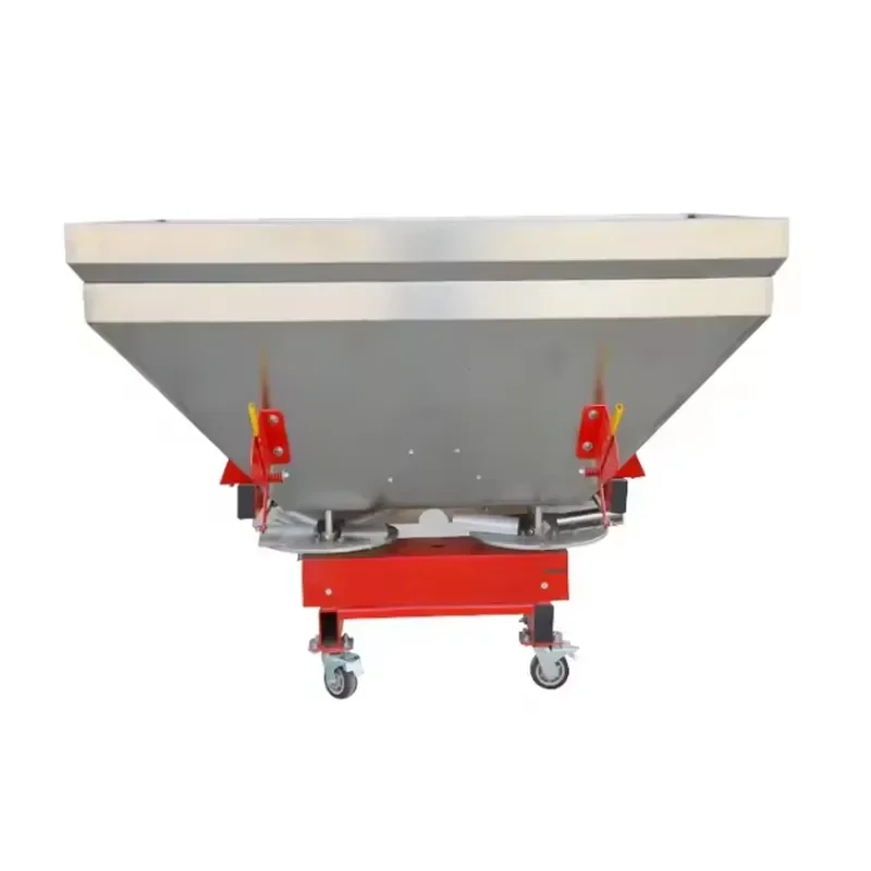 Tractor Hitch Type Fertilizer Spreader/ Stainless Steel Single Box /double Disc Fertilizer Spreader