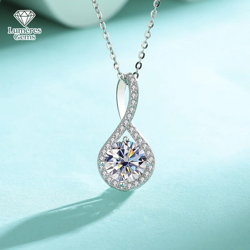 LumièRe Gems Platinum PT950 Seven Color Moissanite Crafted With Natural Diamonds - Ideal For Luxury Wedding Party Gifts