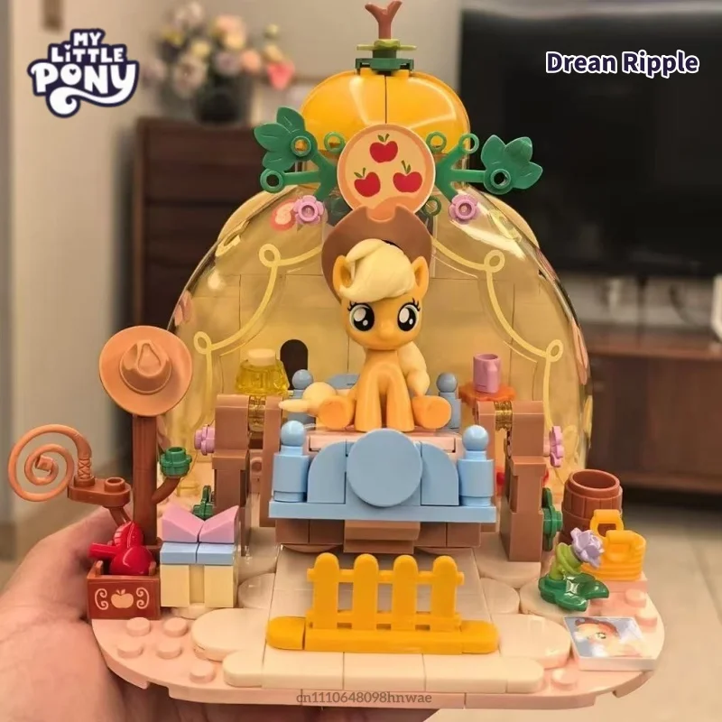 

My Little Pony Dream Ripple Series Building Blocks Twilight Sparkle Assembly Model Rainbow Dash Pinkie Pie Ornament Toy Gift