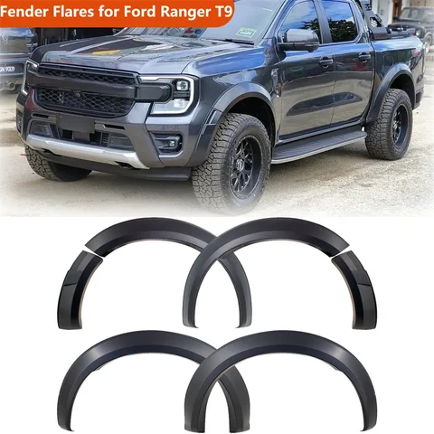 Fender Flares Wheel Arch For Ford Ranger T9 Next Gen 2022 2023 Wildtrak Sport Limited XLT XL XLS Auto Part Car Styling
