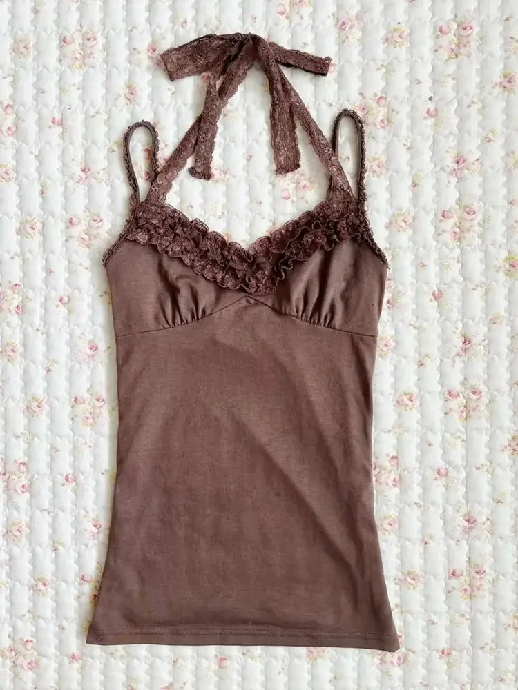 ヴィンテージ Y2K スリム レース 3点セット レディース服 ゴス パンク 半袖 原宿 韓国 90年代 ホットガール 夏 スイート フェアリー ファッション