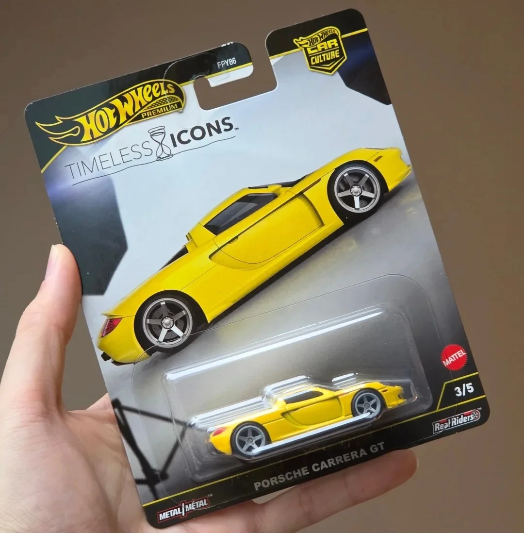 Originele Hot Wheels 1/64 Auto Cultuur Tijdloze Pictogrammen Ferrari F50 Porsche Carrera Gt Chassis Conversie Collectible Auto Model Speelgoed