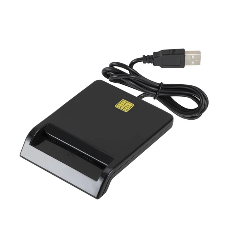 【USB-C Cable】4X Universal Smart Card Reader For Bank Card Card ID CAC DNIE ATM IC SIM Card Reader For Android Phones And Tablet