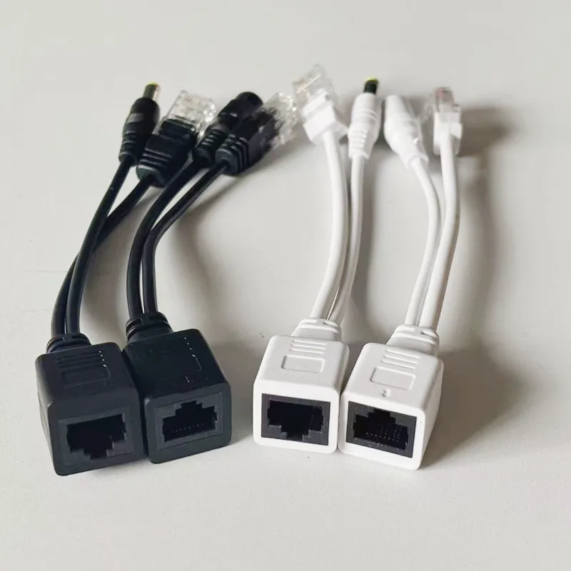 

Пассивный адаптер POE, кабель питания через Ethernet, разветвитель POE, инжектор RJ45 12-48 В для системы IP-камеры безопасности