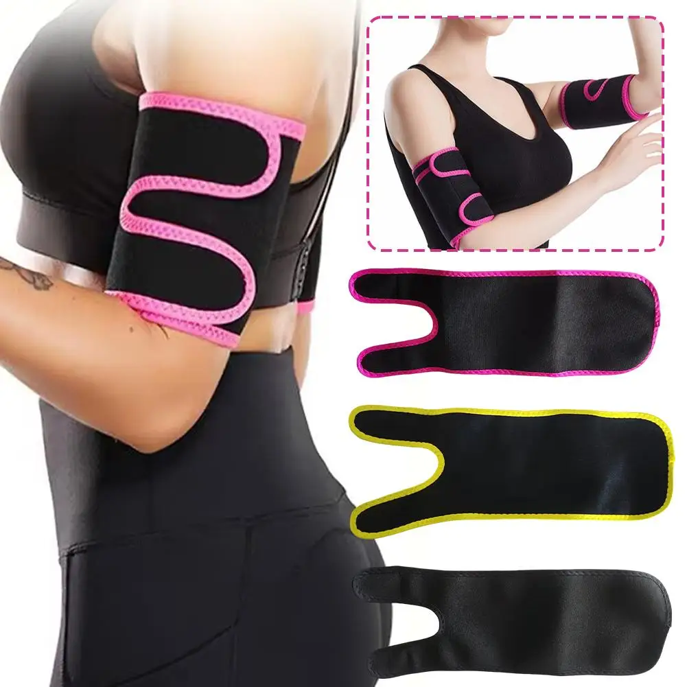

1Pcs Adjustable Arm Trimmers For Women Sauna Sweat Bands For Fitness Workout Arm Shaper Support For Gym Exercise Gear Arm Guards