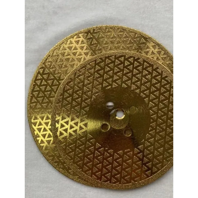 Disco de Corte Electrochapado con Patrón de Estrella Jinlun, para Mecanizado de Hierro Fundido y Piedra, Herramienta de Pulido Industrial de Alta Eficiencia