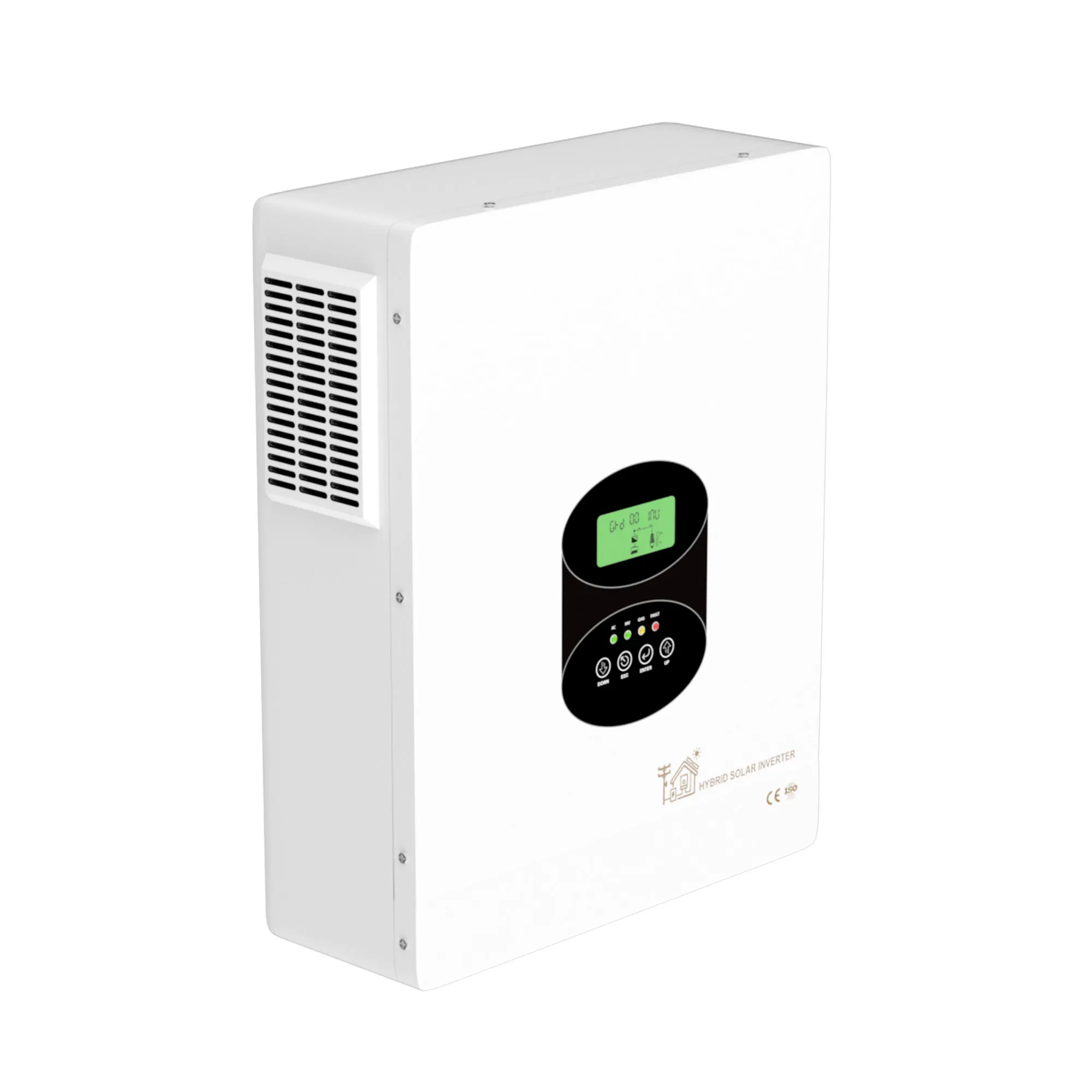 48V Hybrid Solar Inverter 3Kw 5Kw 8Kw 10Kw Dual Output Shutdown Grid-Connected Inverter Pure Sine Wave Solar Inverter with
