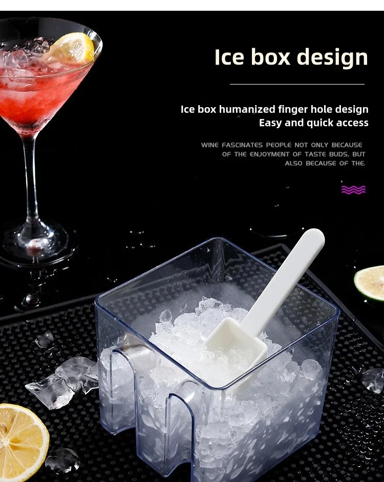 Tritaghiaccio portatile tritatutto per ghiaccio scatola di ghiaccio tritaghiaccio macchina per ghiaccio tritato macchina per ghiaccio a manovella per realizzare bevande a casa