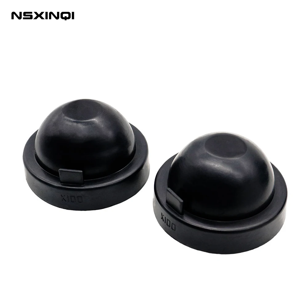 

2Pcs Car Headlight Bulb Dust Cover 100mm Rubber Universal Car LED HID Housing Seal Cap Dust Cover