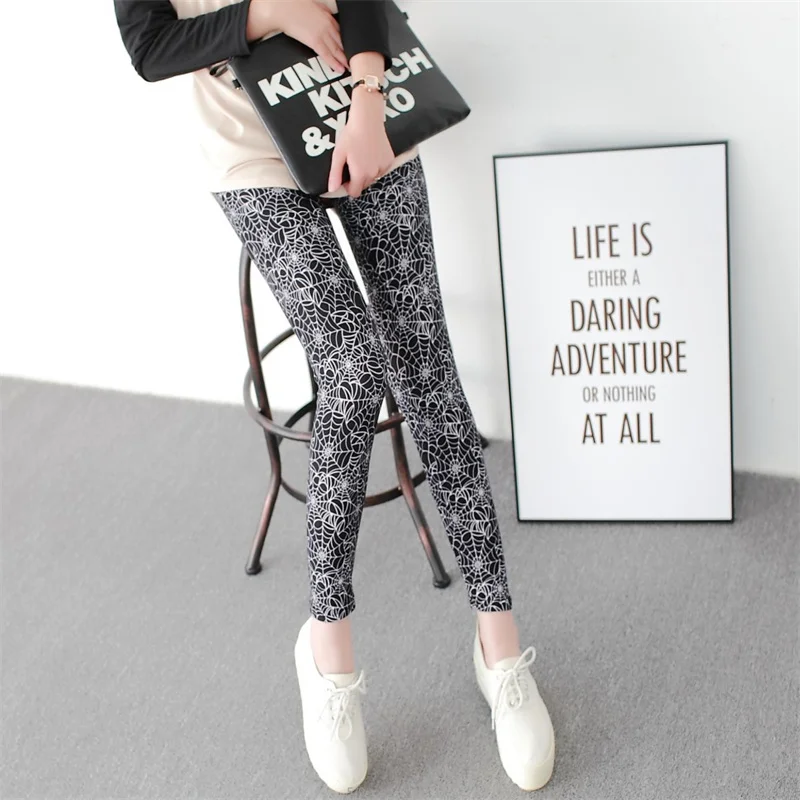 DOIAESKV Fashion Women Leggings Sexy Casual and Colorful Leg Warmer Elastic Pant Leggins Pants Trousers Woman\'s Leggings