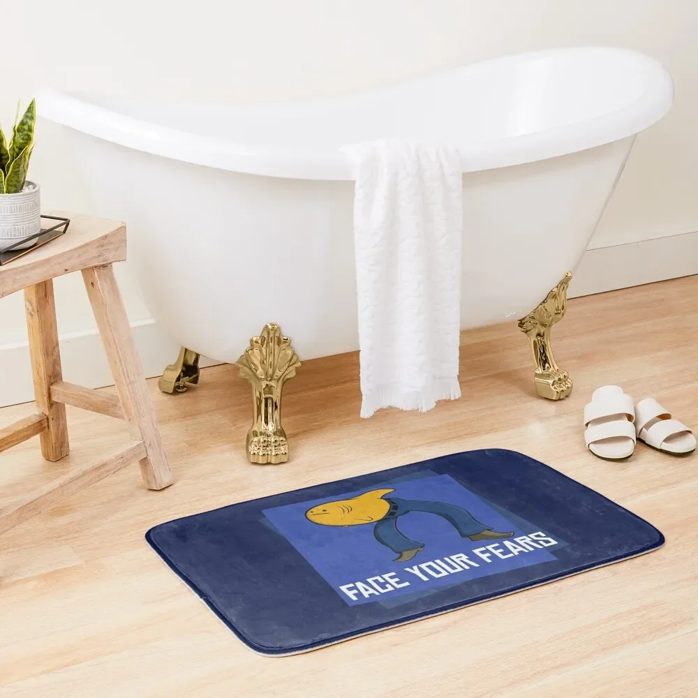 Face your fears Bath Mat For Toilet Bathroom Rugs And Set Mat