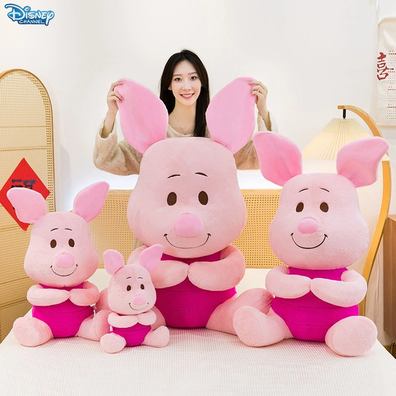 Peluche de porcelet Disney de 100CM, grande taille, dessin animé Kawaii, ornement, poupée douce et confortable, jouet pour enfants, cadeaux