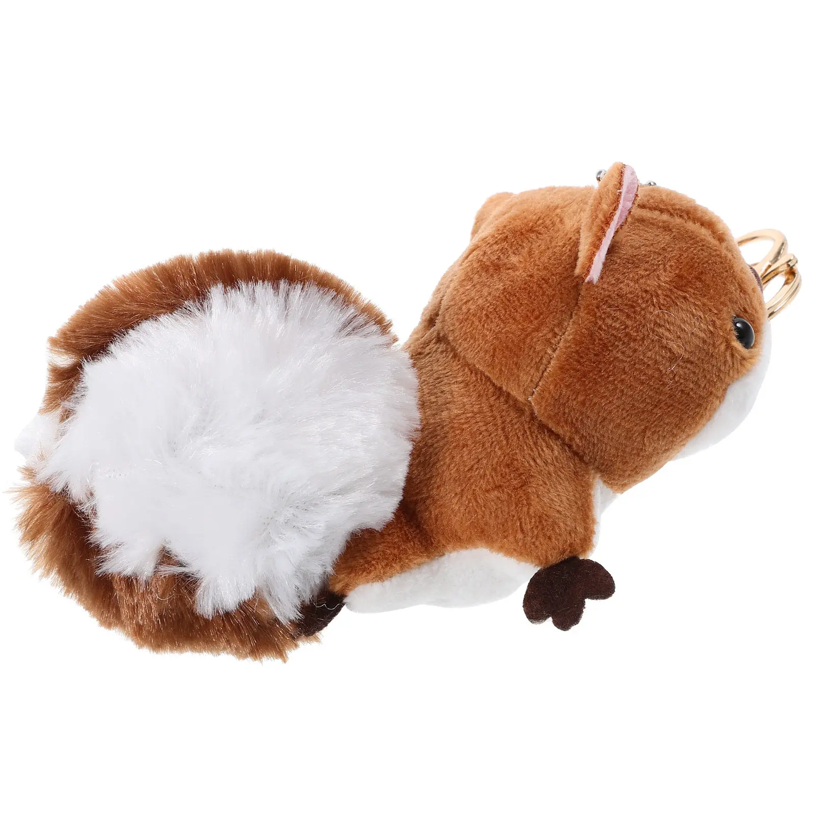 

Squirrel Keychain Charming Animal Key Ring Comfortable Grip Lightweight Bag Hanging Pendant for Keys Purse Backpack Aesthetic