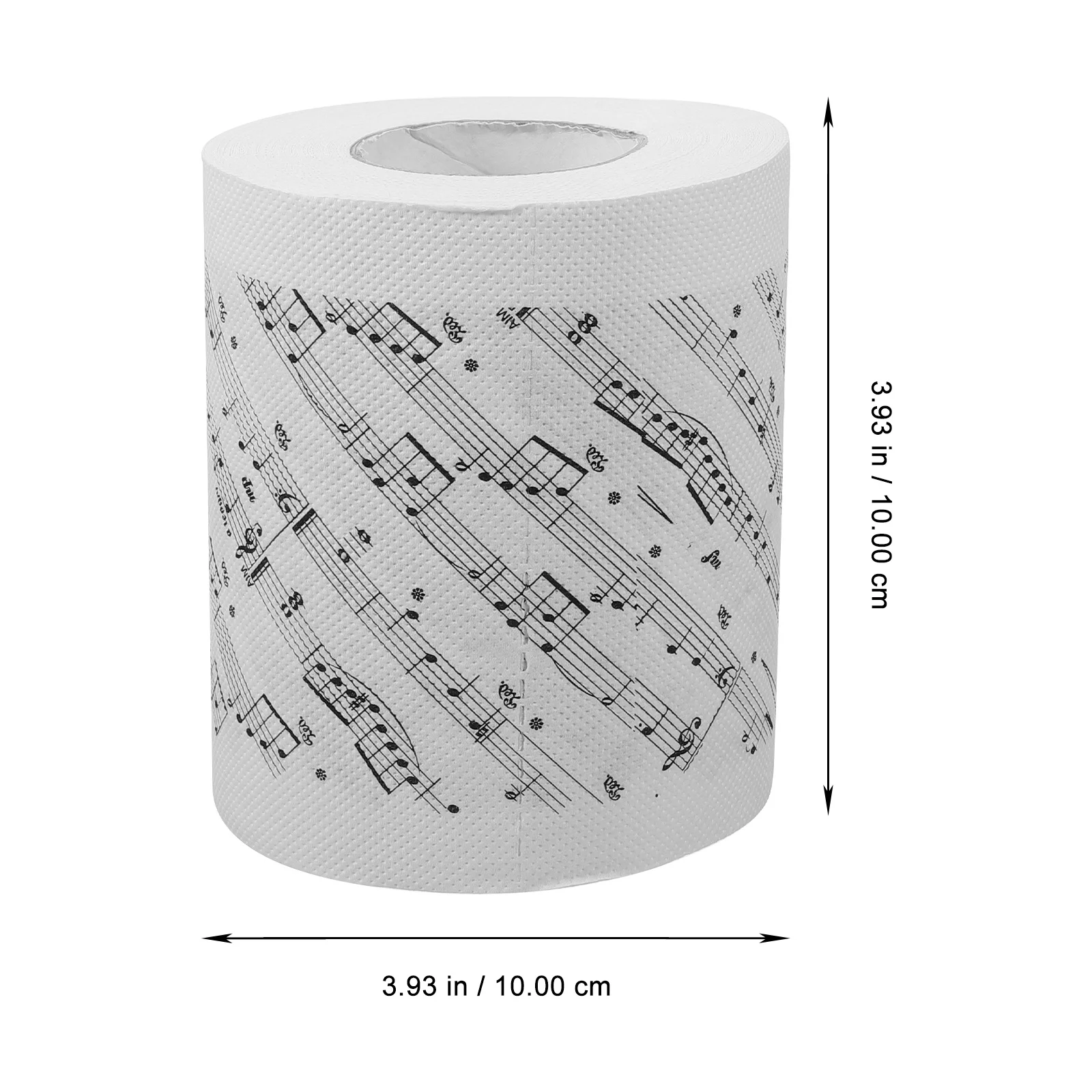 1 nota carta igienica stampa rotolo di carta igienica morbida decorazione regalo note musicali tessuto modello