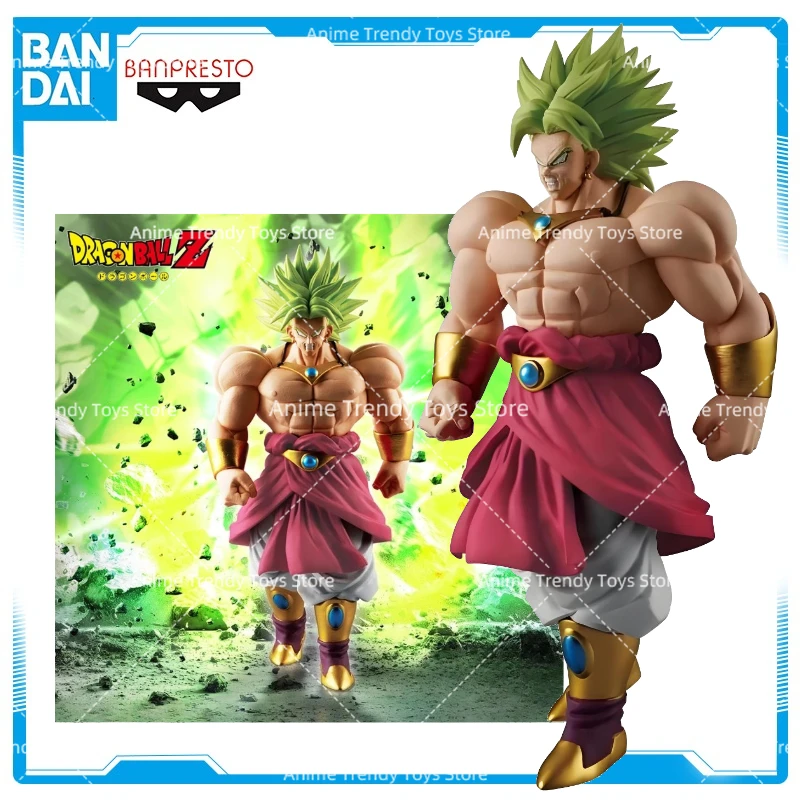 

В наличии Оригинальная фигурка Bandai Dragon Ball Z SOLID EDGE WORKS-THE departure-Broly II, коллекционная модель MVC, игрушки, подарки