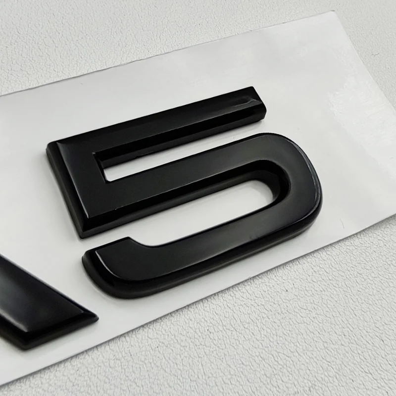 3D ABS Black S Line A1 A2 A3 A4 A5 A6 A7 A8 Logo Emblem Auto Badge Trunk Decal For Audi Sline Car Fender Sticker Accessories