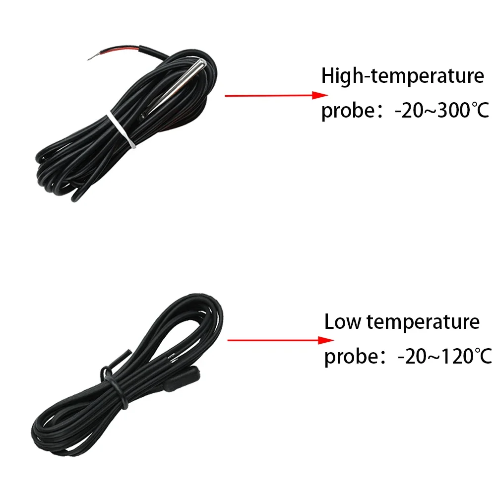 Industrieller Digitaler Temperaturregler mit Dual-Modus-Speicher 16A Relaisausgang -20 bis 300 Grad Temperaturbereich Thermostat – Detail 11