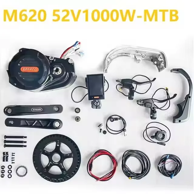 Ready to Ship 8 Fun M620 Bafang G510 CAN 52V 1000w Central Motor EMTB Use Mid Drive Motor Kit