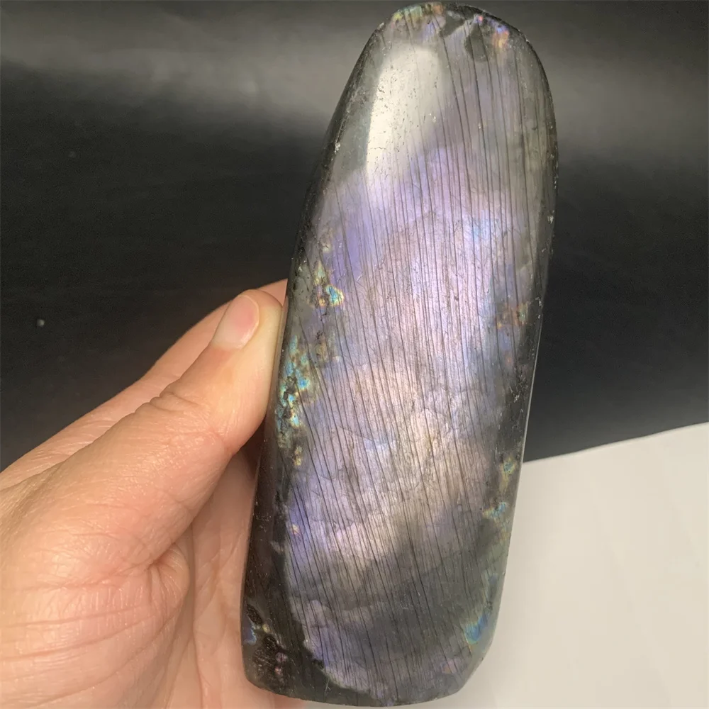 

Cool Tone Natural Rare Silver Purple Light Labradorite Ornaments Colorful Neon Blue Orange Yellow Specimens Labrador Beads