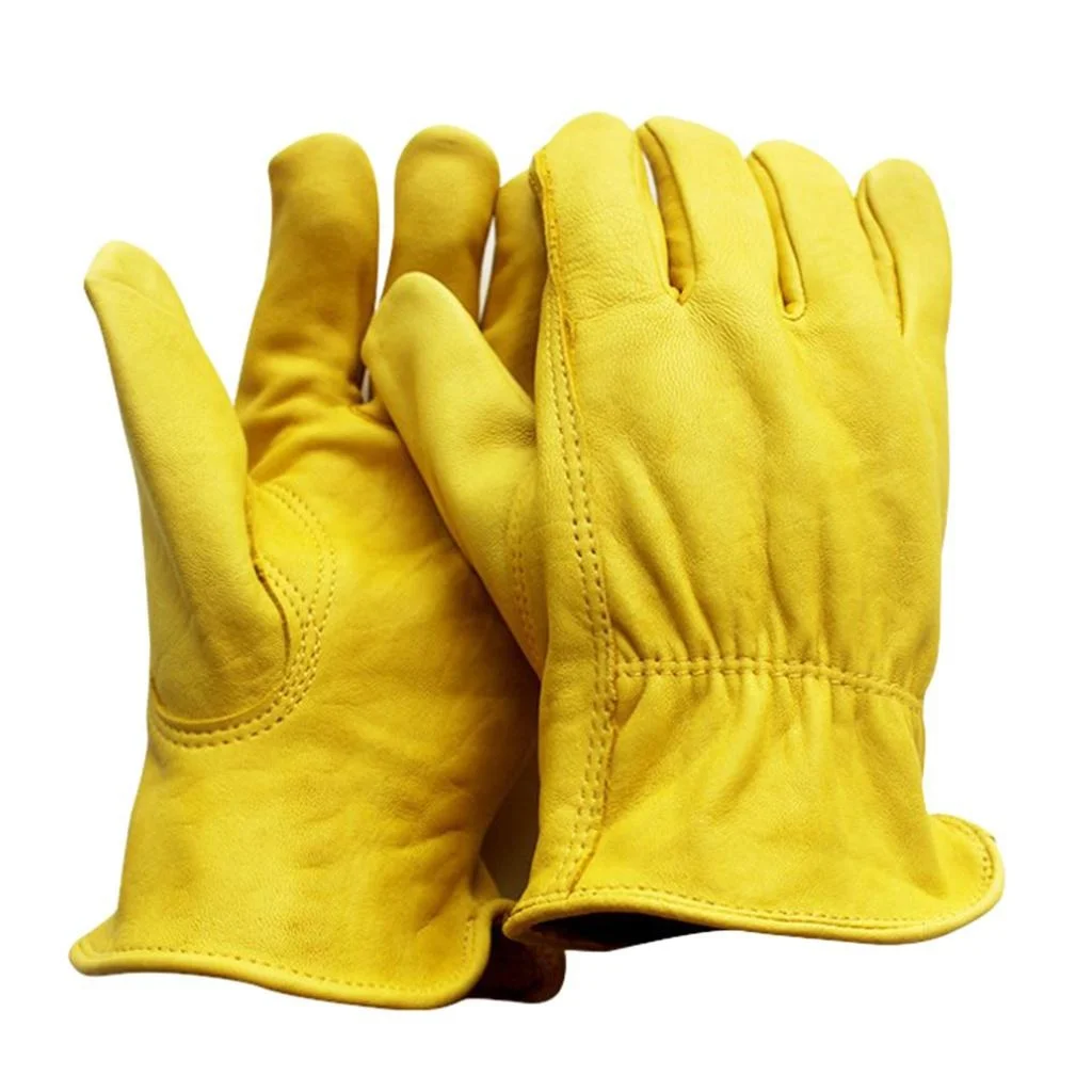 

NEw fashion Heavy Duty Industrial Safety Gloves Construction Leather Work Gloves