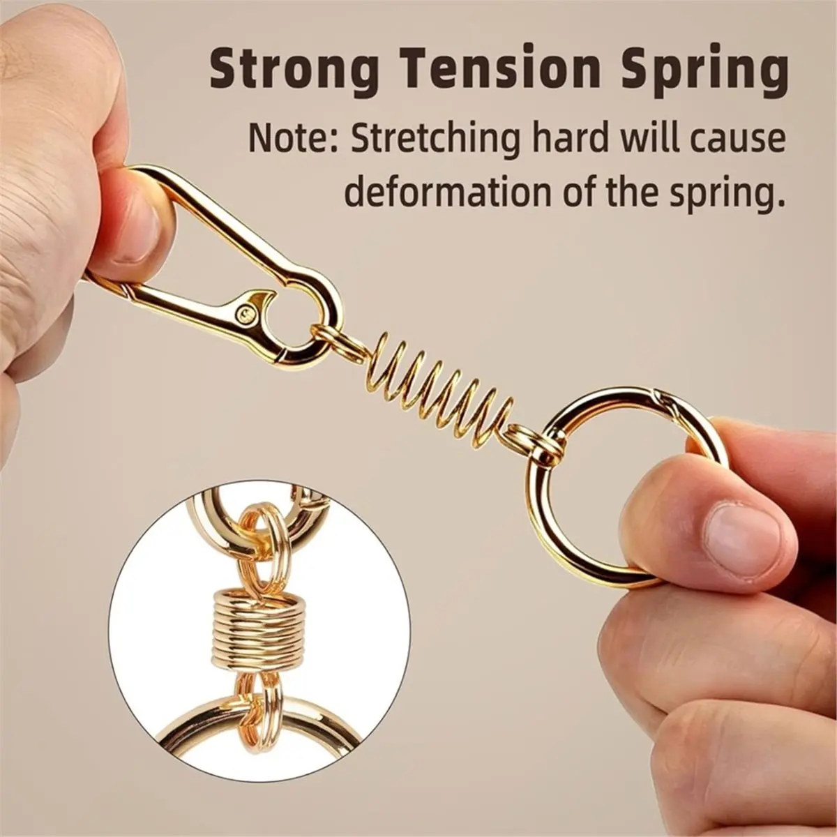 2026 New 6 Pcs Zipper Locks for Backpacks, Opening Spring Carabiner Clasps for Travel Luggage, Suitcase, Handbags and Keys