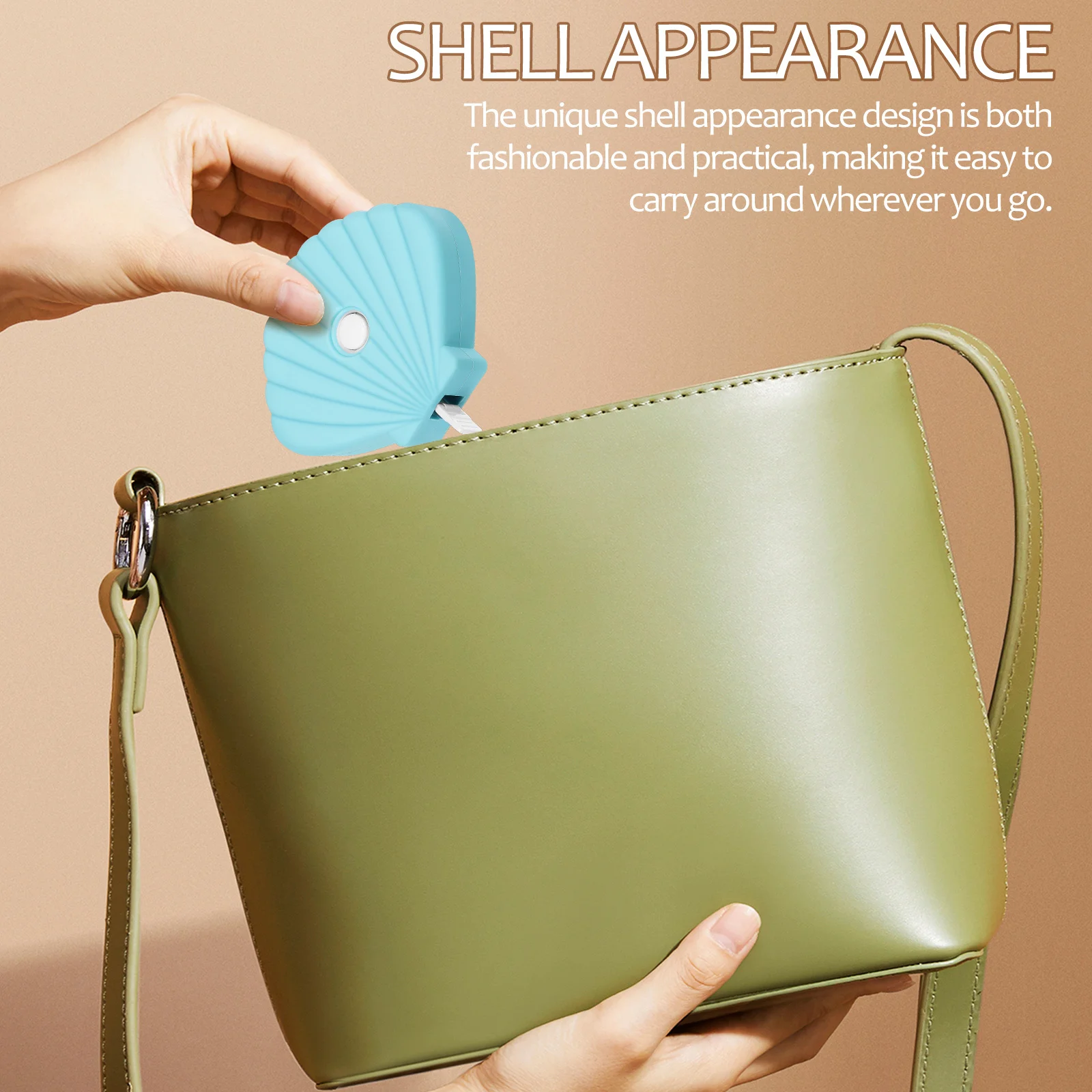 3Pcs Shell Appearance Soft Measuring Tapes Small Flexible Tape Measure for Body Clothes Fabric Measurement Measuring Tape