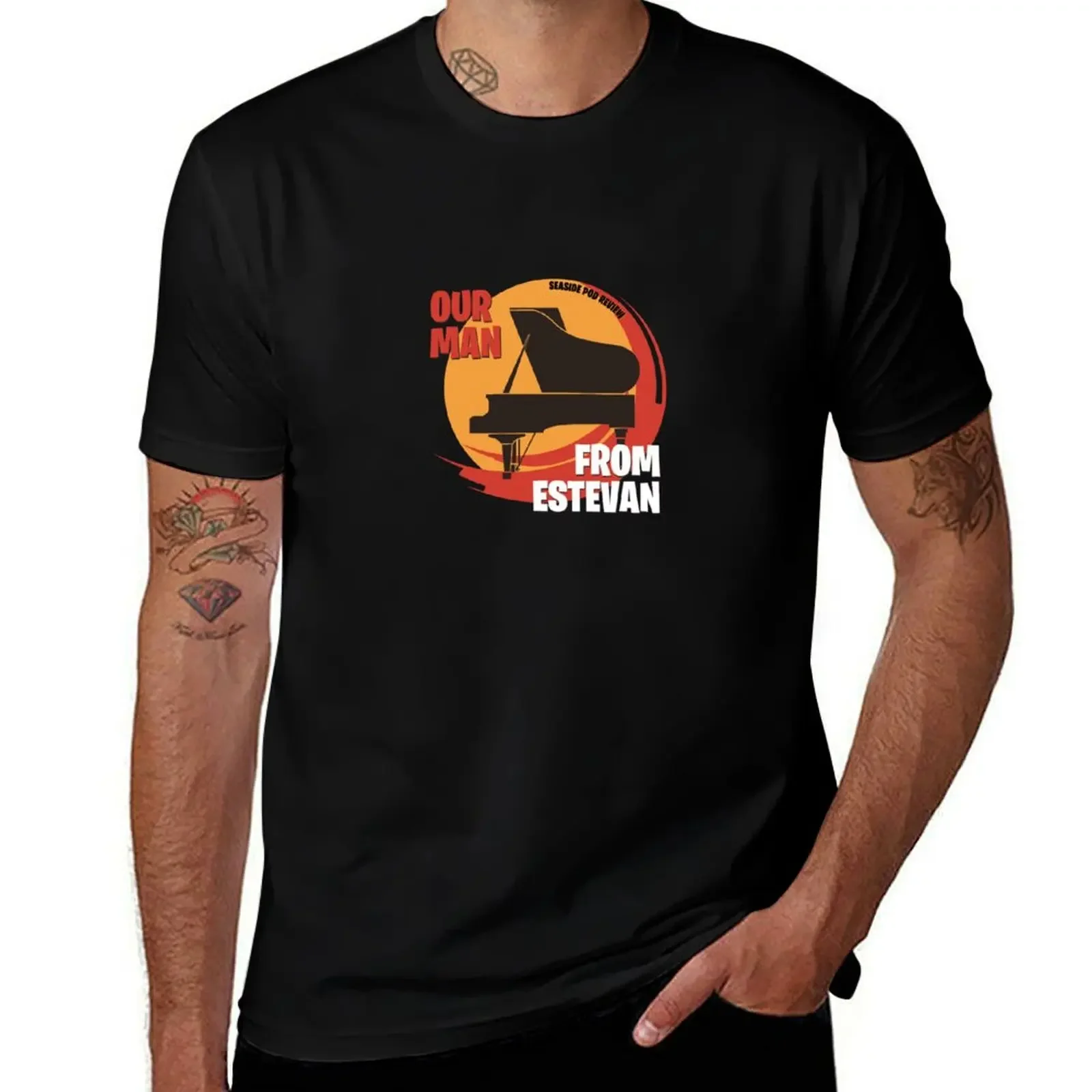 

Our Man From Estevan T-Shirt vintage graphic tee blacks mens t shirts pack