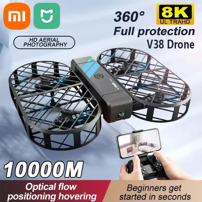 

Xiaomi Mijia V38 Drone 8K Profesional HD Camera 6K Pocket Remote Control Helicopter WIFI FPV RC Foldable Quadcopter for Toys