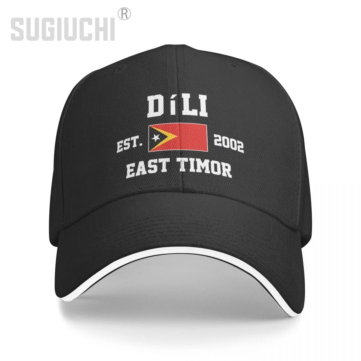 Baseball Cap East Timor EST.2002 Dili Capital Men Women Unisex Hip Hop Sandwich Caps Snapback Golf Hat Fishing