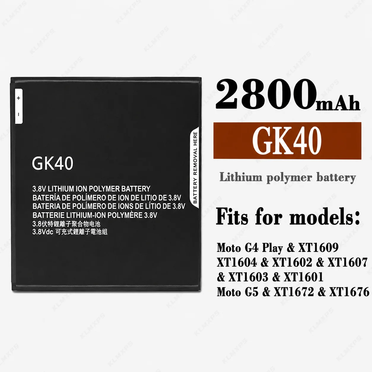 Replacement Phone Battery KC40 HC40 HC60 GK40 For Motorola Moto E6 Plus XT1754 XT1755 XT1758 M2998 C Plus E3 G4 Play