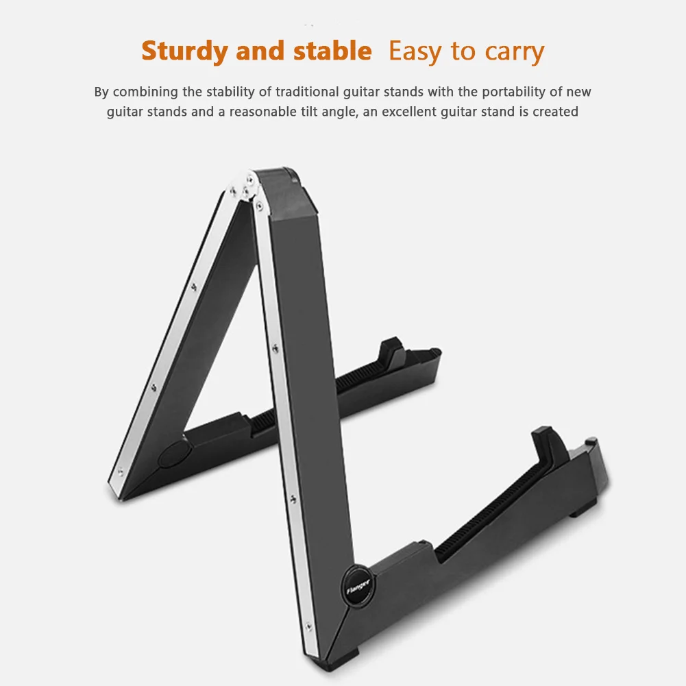 

Folding Guitar Stand For Acoustic And Classical Guitars A-Frame Metal Guitar Floor Stand For Bass Cello Mandolin Ukulele