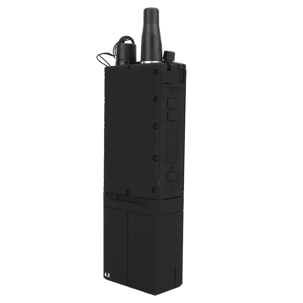 Durable Plastic Dummy 2 Way Radio Case Cosplay Prop Tactics Faux Walkie Talkie