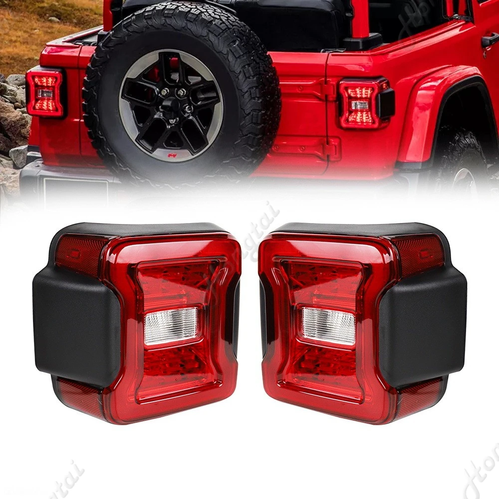 LED taillight assembly for 07-20 JEEP wrangler  JL LED Reverse lights, brake lights, turn signals，tail lamp Traffic turn signal