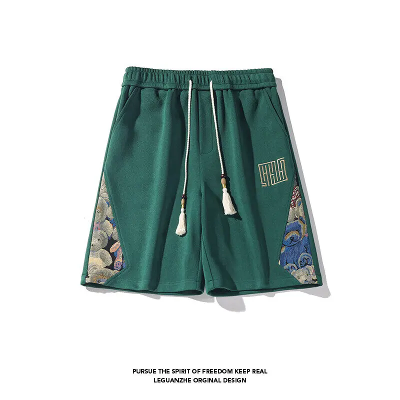 2024 Men Summer Shorts Casual Hollow Out Unisex Streetwear Short Pants Hip Hop Sweatshorts
