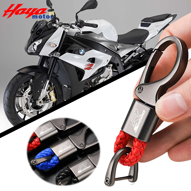 

For BMW S1000R S1000 R S 1000R All Year 2023 2022 2021 2020 2019 2017 Accessories Motorcycle Braided Rope Keyring Metal Keychain