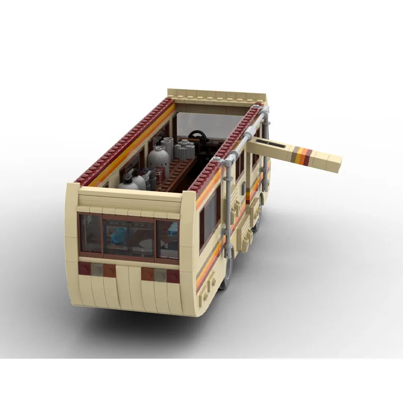 

MOC-134219Classic Movie Drug Manufacturing CargoTransport Truck Building Blocks Model678PartsMOC Creative Toys for Boys and Kids