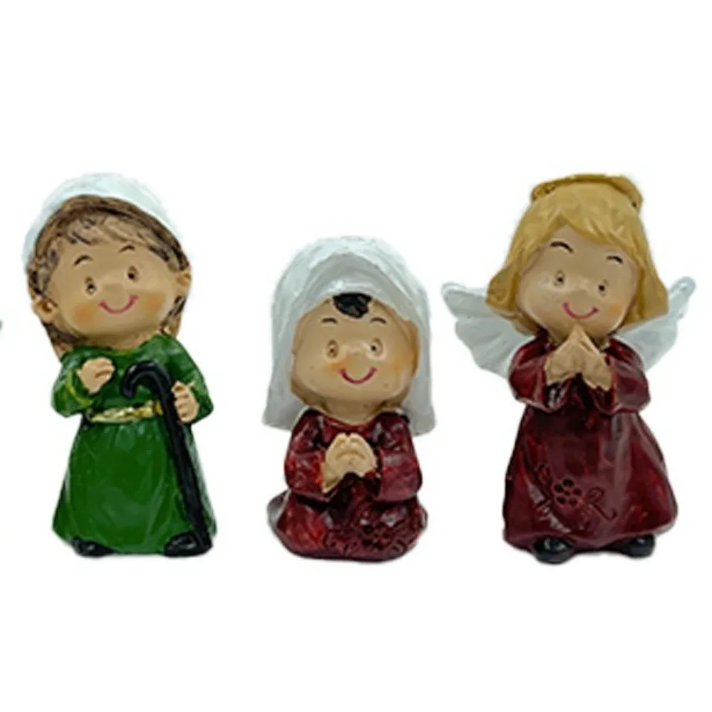 مشهد المهد تقويم القدوم الراتنج 11 يوما سطح المكتب الحلي لطيف الهدايا الدينية المسيحية عيد الميلاد العد التنازلي التقويم