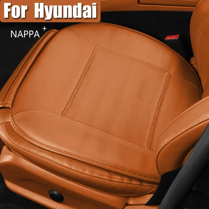 

Car Seat Cushion NAPPA Leather For Hyundai Elantra Encino Accent Santa Solaris I30 Ix20 Ix35 Non-slip Covers Auto Accessories