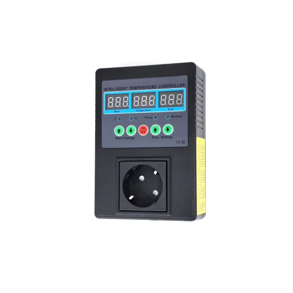 Aquaculture Heater Digital Temperature Controller For Aquaculture Compact Design High-Temperature Resistant for power-off Memory
