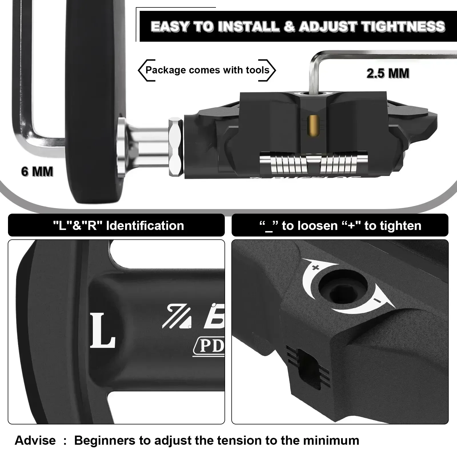 BUCKKubBicycle Pédales de Verrouillage Vélo Pédales Clipless pour WinterMANO SPD-SL Vélo de Route Pédale Autobloquante avec Aleats Pièces De Cyclisme