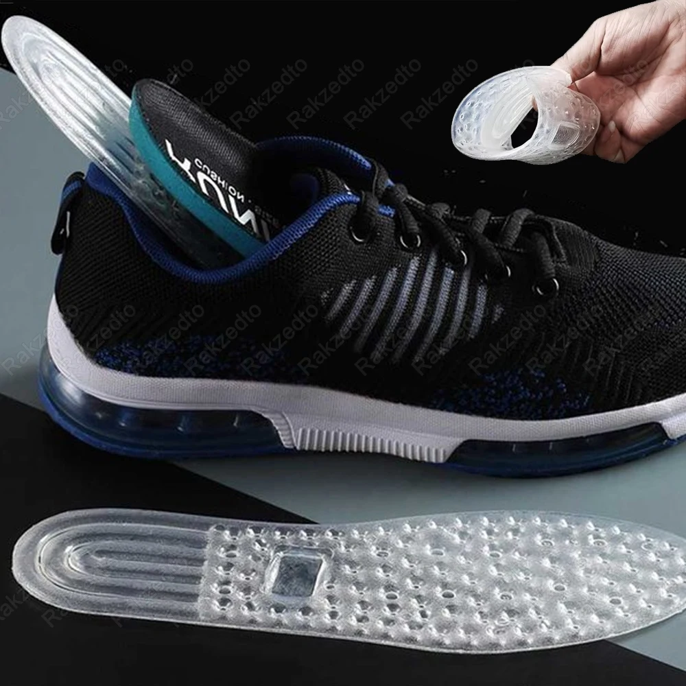 Air Shock Absorbing Insoles for Work Boots Standing All Day Support with Plantar Fasciitis Foot Massage Sports Insoles for Shoes