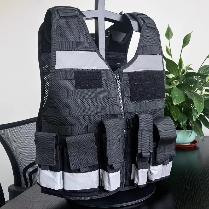 Real Tactical Vest level 3 Anti-Stabbing Clothing Reflective Vest Anti-Cut Multi-Functional Safety Protective Clothing Security