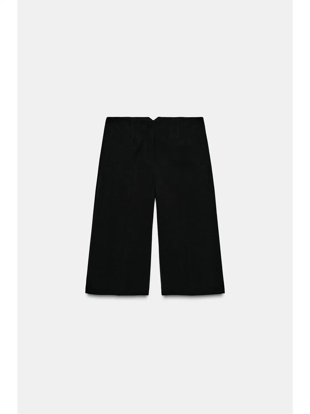 Bermuda casual lunghi a vita alta con design singolo ket Collezione autunnale Comodi pantaloni a gamba dritta da donna